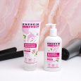 Mască și balsam cu keratină vegetală 2 în 1 cu ulei de monoi, trandafir și argan 300ml