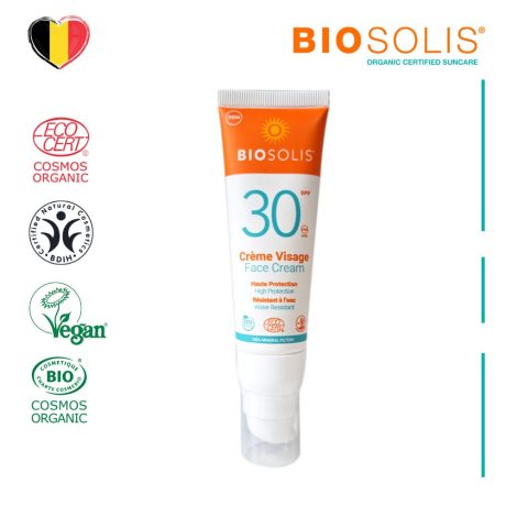 Protectie-solara-BioSolis-Crema-bio-de-fata-SPF30
